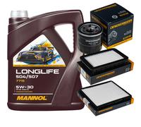 DENCKERMANN Controllo Set MANNOL LONGLIFE 5W-30 5L Per KIA Picanto 1.0