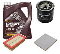 DENCKERMANN Controllo Set MANNOL LONGLIFE 5W-30 5L Per KIA Rio II 1.4 16V 1.6