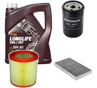 DENCKERMANN Controllo Set MANNOL LONGLIFE 5W-30 5L Per Lancia Lybra 1.6 16V