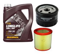 DENCKERMANN Controllo Set MANNOL LONGLIFE 5W-30 5L Per Lancia Lybra 1.8 16V
