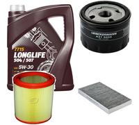 DENCKERMANN Controllo Set MANNOL LONGLIFE 5W-30 5L Per Lancia Lybra 1.8 16V
