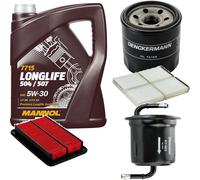 DENCKERMANN Controllo Set MANNOL LONGLIFE 5W-30 5L Per Mazda 626 V Station