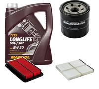 DENCKERMANN Controllo Set MANNOL LONGLIFE 5W-30 5L Per Mazda 626 V Station