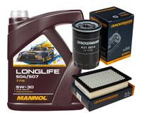 DENCKERMANN Controllo Set MANNOL LONGLIFE 5W-30 5L Per Mazda Tribute 2.0 4WD