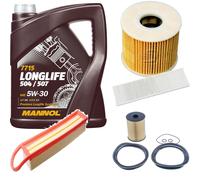 Denckermann Controllo Set mannol Longlife 5W-30 5L per Mini Cooper Un