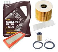 DENCKERMANN Controllo Set MANNOL LONGLIFE 5W-30 5L Per MINI Mini Cooper S