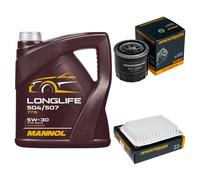 DENCKERMANN Controllo Set MANNOL LONGLIFE 5W-30 5L Per Mitsubishi Grandis 2.4