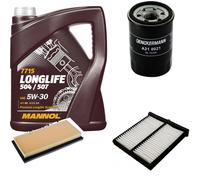 DENCKERMANN Controllo Set MANNOL Longlife 5W-30 5L Per Mitsubishi Mirage