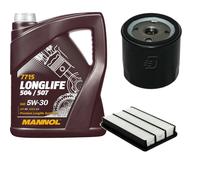 DENCKERMANN Controllo Set MANNOL Longlife 5W-30 5L Per Opel Frontera B 2.2i