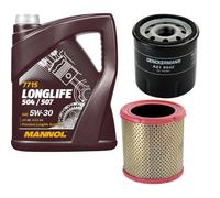 DENCKERMANN Controllo Set MANNOL LONGLIFE 5W-30 5L Per Renault Clio I 1.2