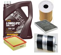 DENCKERMANN Controllo Set MANNOL LONGLIFE 5W-30 5L Per Seat Exeo ST 2.0 TDi