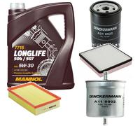 DENCKERMANN Controllo Set MANNOL LONGLIFE 5W-30 5L Per Seat Toledo I 1.6i
