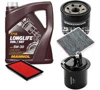 DENCKERMANN Controllo Set MANNOL LONGLIFE 5W-30 5L Per Subaru Impreza Station