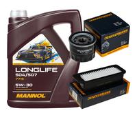 DENCKERMANN Controllo Set MANNOL LONGLIFE 5W-30 5L Per Suzuki Celerio 1.0