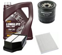 DENCKERMANN Controllo Set MANNOL LONGLIFE 5W-30 5L Per Suzuki Grand Vitara II