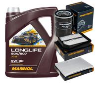 DENCKERMANN Controllo Set MANNOL LONGLIFE 5W-30 5L Per Suzuki Grand Vitara II