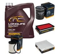 DENCKERMANN Controllo Set MANNOL LONGLIFE 5W-30 5L Per Suzuki Swift IV 1.6