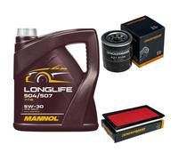 DENCKERMANN Controllo Set MANNOL LONGLIFE 5W-30 5L Per Suzuki SX4 1.6 VVT 4x4