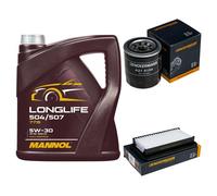 DENCKERMANN Controllo Set MANNOL LONGLIFE 5W-30 5L Per Suzuki SX4 1.6 VVT 4x4