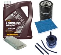 DENCKERMANN Controllo Set MANNOL LONGLIFE 5W-30 5L Per Toyota Avensis Station