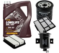 DENCKERMANN Controllo Set MANNOL LONGLIFE 5W-30 5L Per Toyota Corolla Compact