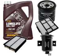 DENCKERMANN Controllo Set MANNOL LONGLIFE 5W-30 5L Per Toyota Corolla Compact