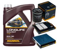 DENCKERMANN Controllo Set MANNOL LONGLIFE 5W-30 5L Per Toyota Prius Liftback