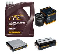DENCKERMANN Controllo Set MANNOL Longlife 5W-30 5L Per Toyota RAV 4 I 2.0 4WD