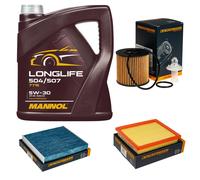 DENCKERMANN Controllo Set MANNOL LONGLIFE 5W-30 5L Per Toyota RAV 4 IV 2.5