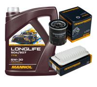 DENCKERMANN Controllo Set MANNOL LONGLIFE 5W-30 5L Per Toyota Yaris Verso 1.3