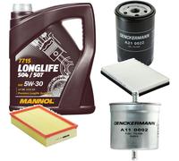 DENCKERMANN Controllo Set MANNOL LONGLIFE 5W-30 5L Per VW Passat Variant 1.6