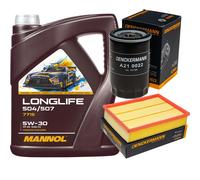 DENCKERMANN Controllo Set MANNOL Longlife 5W-30 5L Per VW Transporter IV Bus
