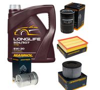 DENCKERMANN Controllo Set MANNOL Longlife 5W-30 5L Per VW Transporter IV Bus