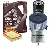 DENCKERMANN Controllo Set MANNOL Longlife 5W-30 5L Per VW Transporter IV Bus