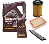 DENCKERMANN Controllo Set MANNOL LONGLIFE 5W-30 6L Per BMW 3 Serie 318i 316i