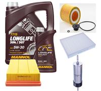 DENCKERMANN Controllo Set MANNOL LONGLIFE 5W-30 6L Per BMW 4 Gran Coupe 420i