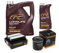 DENCKERMANN Controllo Set MANNOL LONGLIFE 5W-30 6L Per Chevrolet Aveo/Kalos