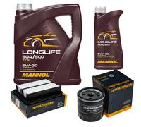 DENCKERMANN Controllo Set MANNOL LONGLIFE 5W-30 6L Per Chevrolet Aveo/Kalos