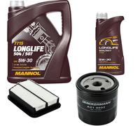 DENCKERMANN Controllo Set MANNOL LONGLIFE 5W-30 6L Per Chevrolet Rezzo
