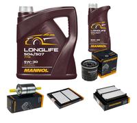 DENCKERMANN Controllo Set MANNOL LONGLIFE 5W-30 6L Per Daewoo Matiz 0.8 1.0