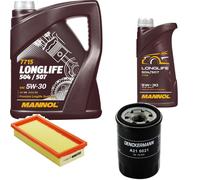 DENCKERMANN Controllo Set MANNOL LONGLIFE 5W-30 6L Per Fiat Punto Van 1.2 60