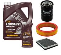 DENCKERMANN Controllo Set MANNOL LONGLIFE 5W-30 6L Per Fiat Punto Van 1.2 60