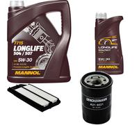 DENCKERMANN Controllo Set MANNOL LONGLIFE 5W-30 6L Per Honda Accord VII 2.0