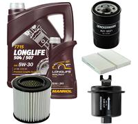 DENCKERMANN Controllo Set MANNOL LONGLIFE 5W-30 6L Per Honda CR-V II 2.0