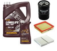 DENCKERMANN Controllo Set MANNOL LONGLIFE 5W-30 6L Per Honda HR-V 1.6 16V 4WD