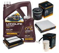 DENCKERMANN Controllo Set MANNOL LONGLIFE 5W-30 6L Per KIA Optima Sportswagon