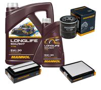 DENCKERMANN Controllo Set MANNOL LONGLIFE 5W-30 6L Per KIA Picanto 1.1 1.0