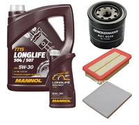 DENCKERMANN Controllo Set MANNOL LONGLIFE 5W-30 6L Per KIA Rio II 1.4 16V 1.6