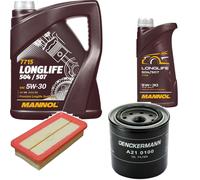 DENCKERMANN Controllo Set MANNOL LONGLIFE 5W-30 6L Per KIA Rio II 1.4 16V 1.6