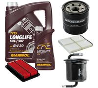 DENCKERMANN Controllo Set MANNOL LONGLIFE 5W-30 6L Per Mazda 626 V Station